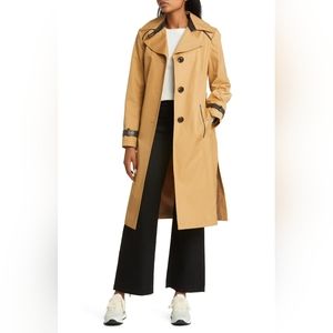NWT Sam Edelman Cotton Blend Trench Coat Size Medium